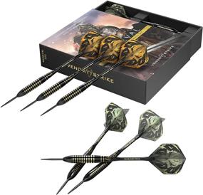 img 3 attached to CC-Exquisite Professional Steel Tip Darts Set with 6 x 22g Brass Barrels, 12 Flights, Aluminum Shafts, and Accessories - Perfect for Dart Enthusiasts!