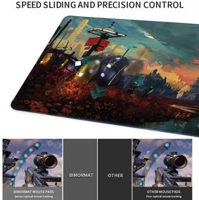 img 1 attached to Bimormat Large Gaming Mouse Pad Computer Accessories & Peripherals