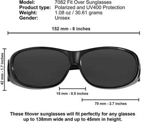 img 3 attached to Polarized Prescription Sunglasses: Ultimate Eye Protection