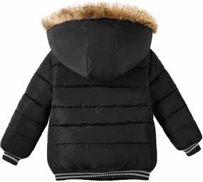 img 3 attached to 🧥 AMIYAN Toddler Snowsuit for Boys - Thickened Outerwear Clothing