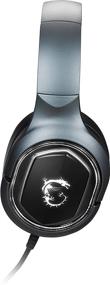 img 2 attached to MSI Immerse GH50: 7.1 Surround Sound Gaming Headset with RGB Mystic Light, Foldable Headband Design – Large, Black