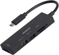 🔌 benfei usb c to hdmi hub: 2 port usb-c to usb, sd/tf card compatibility - macbook pro, galaxy s9/s8, surface book 2, dell xps 13/15, pixelbook & more logo