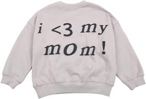 img 3 attached to Keruimeihao666 Kids Hoodies - Mother's Day Letters Print Funny and Beautiful Children's Sweatshirts