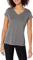 👚 hanes sport women's heathered performance v-neck tee: optimal comfort and style for active women логотип