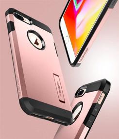 img 2 attached to Spigen Tough Armor [2Nd Generation] Designed For IPhone 8 Plus Case (2017) / Designed For IPhone 7 Plus Case (2016) - Rose Gold