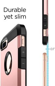 img 1 attached to Spigen Tough Armor [2Nd Generation] Designed For IPhone 8 Plus Case (2017) / Designed For IPhone 7 Plus Case (2016) - Rose Gold