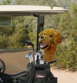 img 1 attached to 🐶 Daphne's Golden Retriever Headcovers in Tan - Boost Your Golf Game with Style!