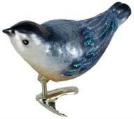 🎄 vintage nuthatch glass blown ornaments for a classic christmas tree – old world christmas collection logo