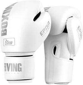 img 3 attached to Unisex Boxing Gloves for MMA, Kickboxing, and Heavy Bag Training - 🥊 Perfect for Men and Women in Boxing, Maui Thai, and Mixed Martial Arts Fighting