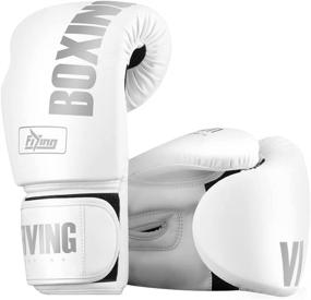 img 2 attached to Unisex Boxing Gloves for MMA, Kickboxing, and Heavy Bag Training - 🥊 Perfect for Men and Women in Boxing, Maui Thai, and Mixed Martial Arts Fighting