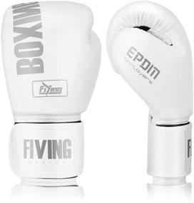 img 4 attached to Unisex Boxing Gloves for MMA, Kickboxing, and Heavy Bag Training - 🥊 Perfect for Men and Women in Boxing, Maui Thai, and Mixed Martial Arts Fighting