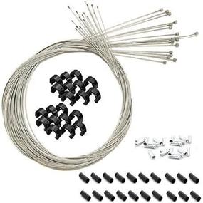 img 3 attached to 🚲 Star-Art 1.8m Bike Shifter Cable Brake Cable Set with Alloy End Cap - 10 Pack