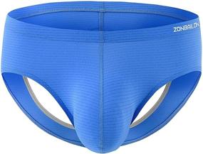 img 3 attached to ZONBAILON Underwear Jockstrap Backless Supporters Sports & Fitness in Team Sports