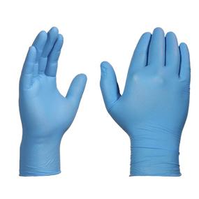 img 2 attached to 💙 AMMEX Medical Blue Nitrile Gloves, Size Small, Box of 100 - Latex-Free, Powder-Free, Textured Disposable Gloves for Non-Sterile Medical Use (4 mil)".