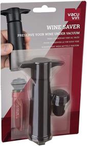 img 3 attached to 🍷 Vacu Vin Black Wine Saver Pump with Stoppers - Preserves Wine Freshness for Extended Periods (Black 1 Stopper)