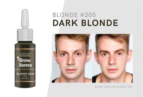 img 3 attached to Profesional Dark Blond Henna for Eyebrows - BrowXenna #205 Vial