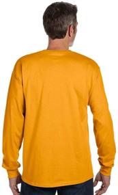 img 2 attached to Hanes ComfortSoft Long Sleeve T Shirt DEEP FOREST 2XL Men's Clothing