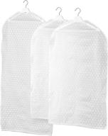 👕 home organization made easy: ikea 102.872.52 pluring clothes cover set - keep your wardrobe neat and tidy with a set of 3 transparent white covers логотип