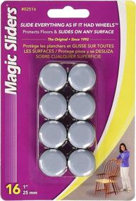 img 4 attached to 02516 Magic Sliders: 16 Pack of 1-Inch Round Self-Adhesive Sliding Discs, Blue