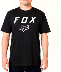 img 1 attached to 🦊 Fox Legacy Short Sleeve Men's T-Shirt - Apparel for Men's Clothing and Tops