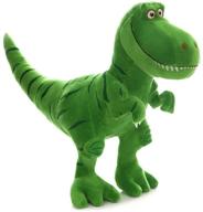 🦖 vsfndb stuffed dinosaur animal plush toy: 11 inches green t-rex tyrannosaurus stuffed animal - super soft, cute, and cuddly pillow cushion - perfect gift for children, kids, boys, and girls! logo
