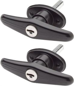 img 3 attached to 🔒 Bauer Products T-311 Black Sets Blind Mount Locking T-Handle: Enhanced Security for Your Doors (Pack of 2)