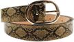 felice leather vintage snakeskin snakeskin women's accessories and belts logo
