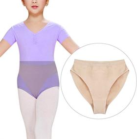 img 3 attached to SET OF 3 Cotton Ballet Dance Briefs for Girls and Women, Ideal for Gymnastics, Bodybuilding, and High-Cut Dance Wear