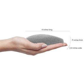 img 3 attached to 🐰 100% All Natural Korean Facial Sponge with Activated Bamboo Charcoal by MY Konjac Sponge. Premium Quality & Larger Size. Halal, Leaping Bunny Cruelty-Free, and The Vegan Society Certified.