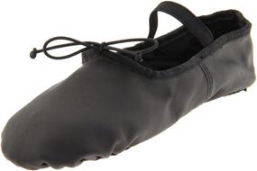 img 4 attached to Dance Class Womens Leather Slipper Women's Shoes