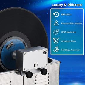 img 2 attached to 🎵 WEWU ROUNDS 12" LP 7" EP Vinyl Records Bracket for Ultrasonic Cleaner - Simple Version (No Cleaner)