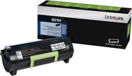 🖨️ lexmark 60f1h00 (lex-601h) toner: high-yield, black, 10000 pages logo