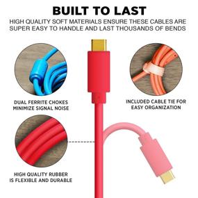 img 3 attached to Enhance Audio Quality with Chroma Cables: USB-C to USB-B Cable with 56K Resistor (White)