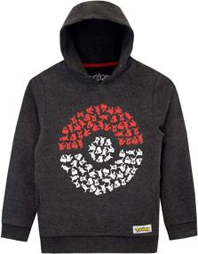 img 2 attached to Pokemon Boys Pokeball Hoodie Multicolored Boys' Clothing