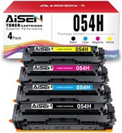 🖨️ high-quality aisen compatible toner cartridges for canon 054h crg 054h 054 - designed for canon mf644cdw mf642cdw mf640c lbp622cdw lbp620 printer - 4 pack logo