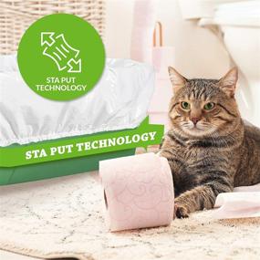 img 1 attached to 🐈 Alfapet Kitty Cat Pan Disposable Elastic Liners - 5-pack for Extra-Giant, Jumbo, Super-Jumbo Size Litter Pans - With Sta-Put Technology for Easy Fit and Quick Waste Cleaning