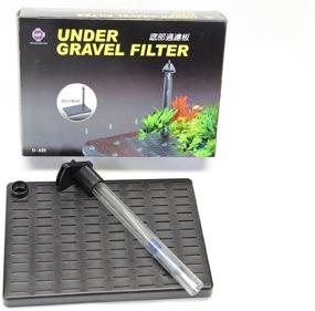 img 1 attached to 🐠 CorisRx Premium Lifestyle Aquarium Equipment: 7.8"x5.5" Undergravel Filter for Fish Tanks with Air Pump, Enhancing Filtration Efficiency