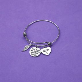 img 1 attached to 👼 Eigso Memorial Bracelet: A Heartfelt Remembrance Gift & Sympathy Jewelry for Daddy's Loss - Always His Angel, Now He is Mine