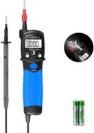 ap-38c pen type digital multimeter - 6000 counts voltage meter for measuring ac/dc voltmeter, resistance, diode, capacitance, with backlit, lamp light logo