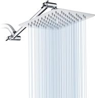 bright showers adjustable extension showerhead logo