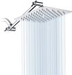bright showers adjustable extension showerhead logo