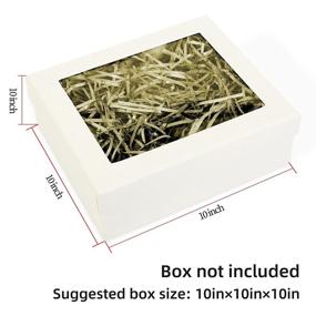 img 3 attached to 🎁 Sparkling Shredded Paper Confetti for Gift Packaging - Fine Flash Wrapping Supplies in Vibrant Colors for DIY Box Filling, Decorative Grass Basket Filler for Birthdays, Commemorations, or Christmas