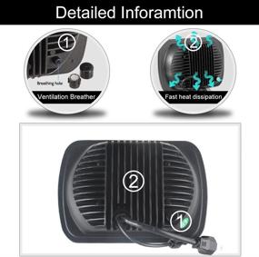 img 2 attached to RGB Halo Function LED фары H6054 для Chevrolet - модернизируйте заводские фары на фары 5x7 YJ и фары Cherokee