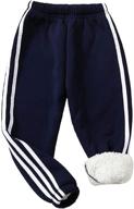 digirlsor toddler winter elastic sweatpants boys' clothing logo