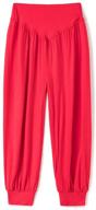 👖 avacostume unisex baggy casual harem pants for boys and girls dance trousers logo