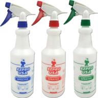 🌐 2020 upgraded ezpro usa empty spray bottles 32oz - commercial grade with measurements logo