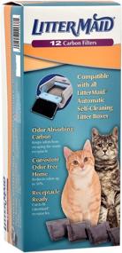 img 2 attached to LitterMaid 12 Pack White Carbon Filter Absorbers for Odor Control in Litter Boxes