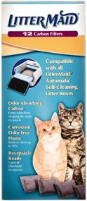 img 1 attached to LitterMaid 12 Pack White Carbon Filter Absorbers for Odor Control in Litter Boxes