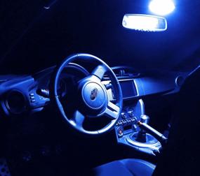 img 1 attached to Ultra Blue Full LED Interior Light/Truck Light Package for 2013-2016 Scion FR-S, 2013-up Subaru BRZ, and 2017-up Toyota 86 by iJDMTOY