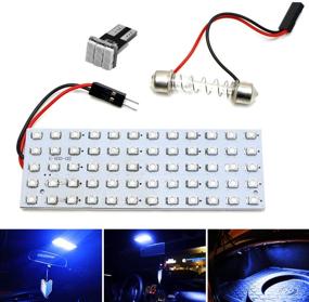 img 4 attached to Ultra Blue Full LED Interior Light/Truck Light Package for 2013-2016 Scion FR-S, 2013-up Subaru BRZ, and 2017-up Toyota 86 by iJDMTOY